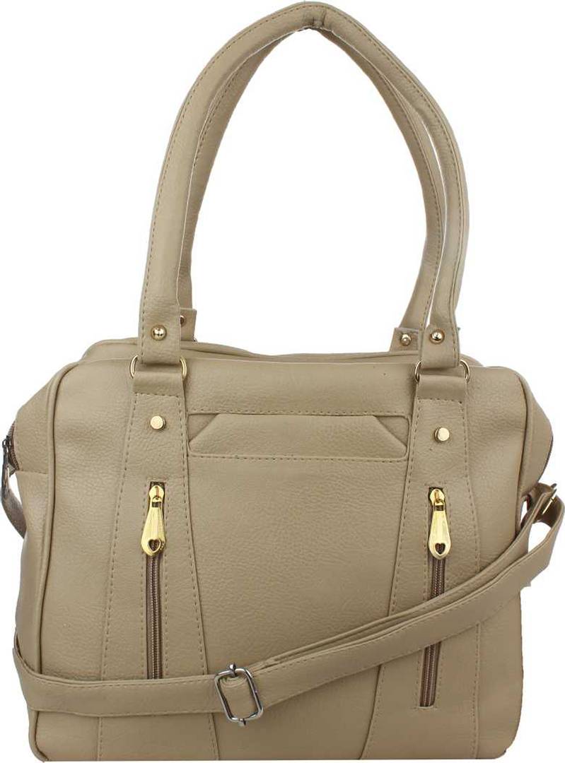 Stylish PU Khaki Handheld Bag Hand Bag For Women